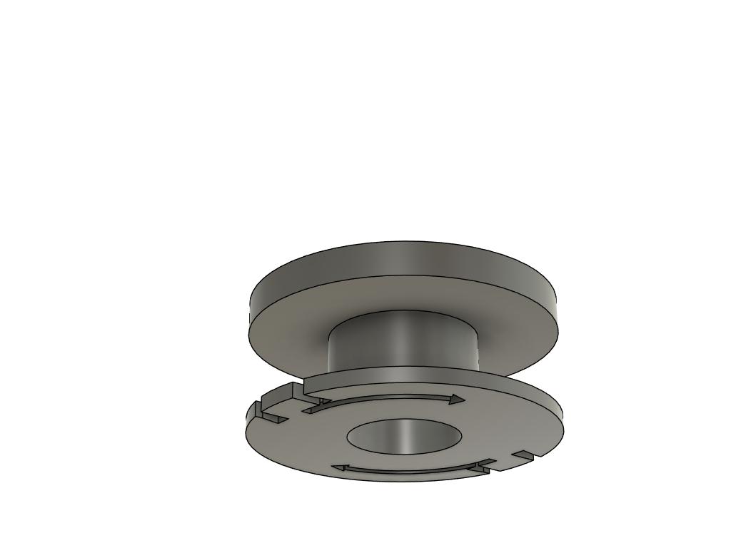 Miniatura 2 do modelo 3D Worx String Trimmer String Spool