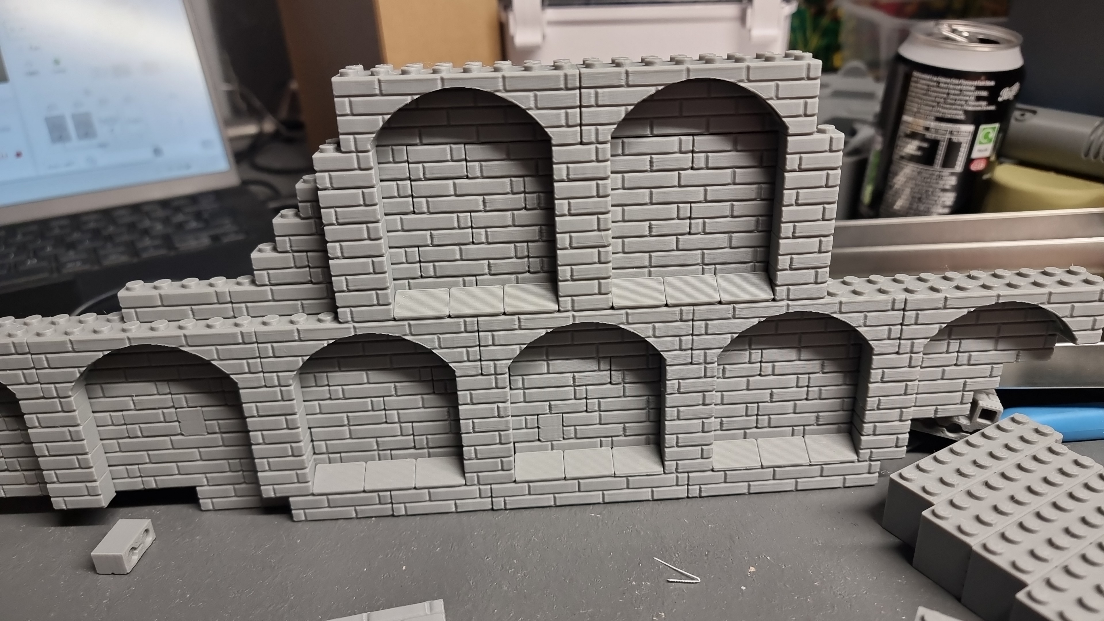 Lego Compatible Building blocks Masonry wall
