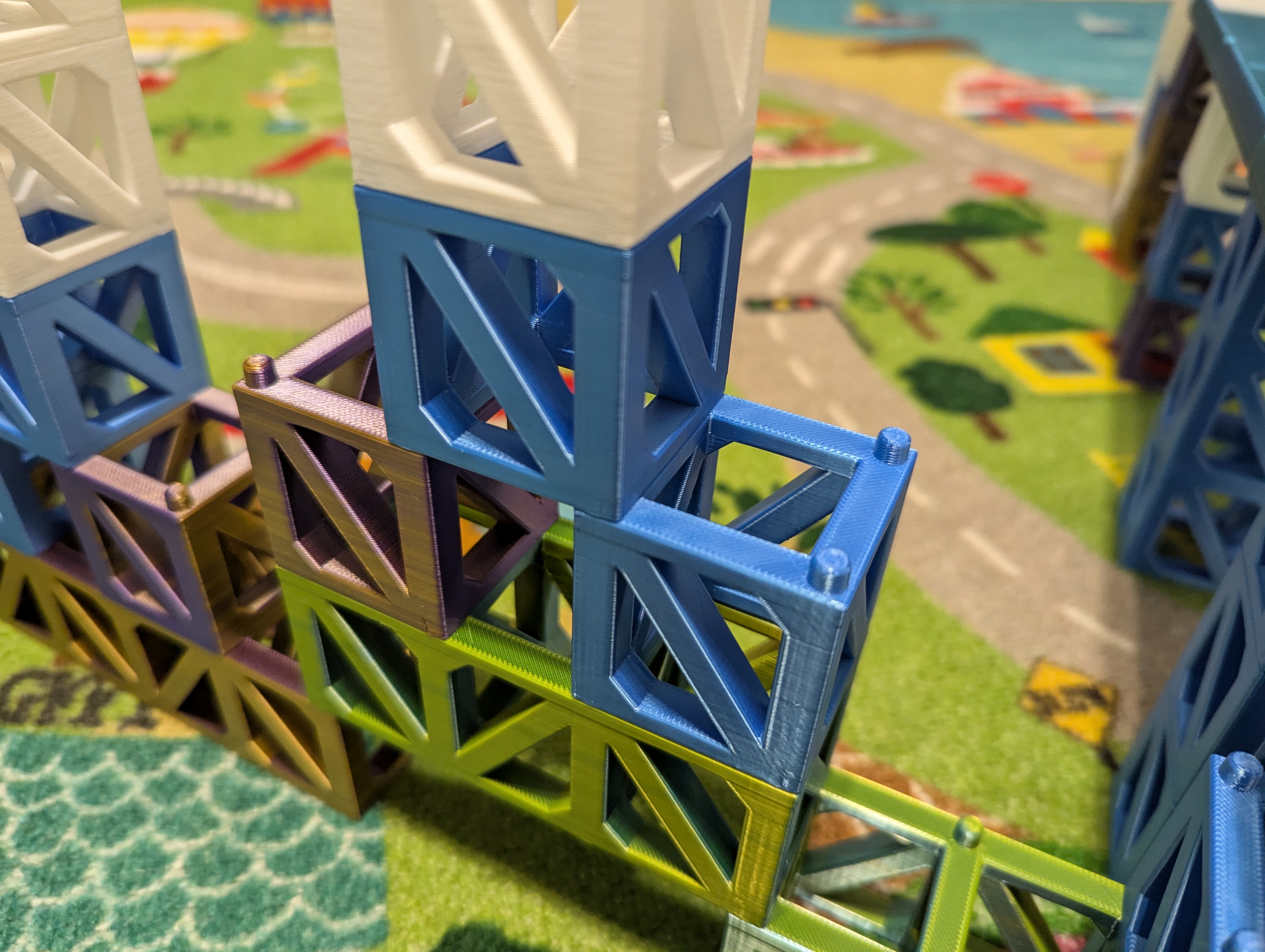 Miniatura 5 do modelo 3D Stacking Block Toys