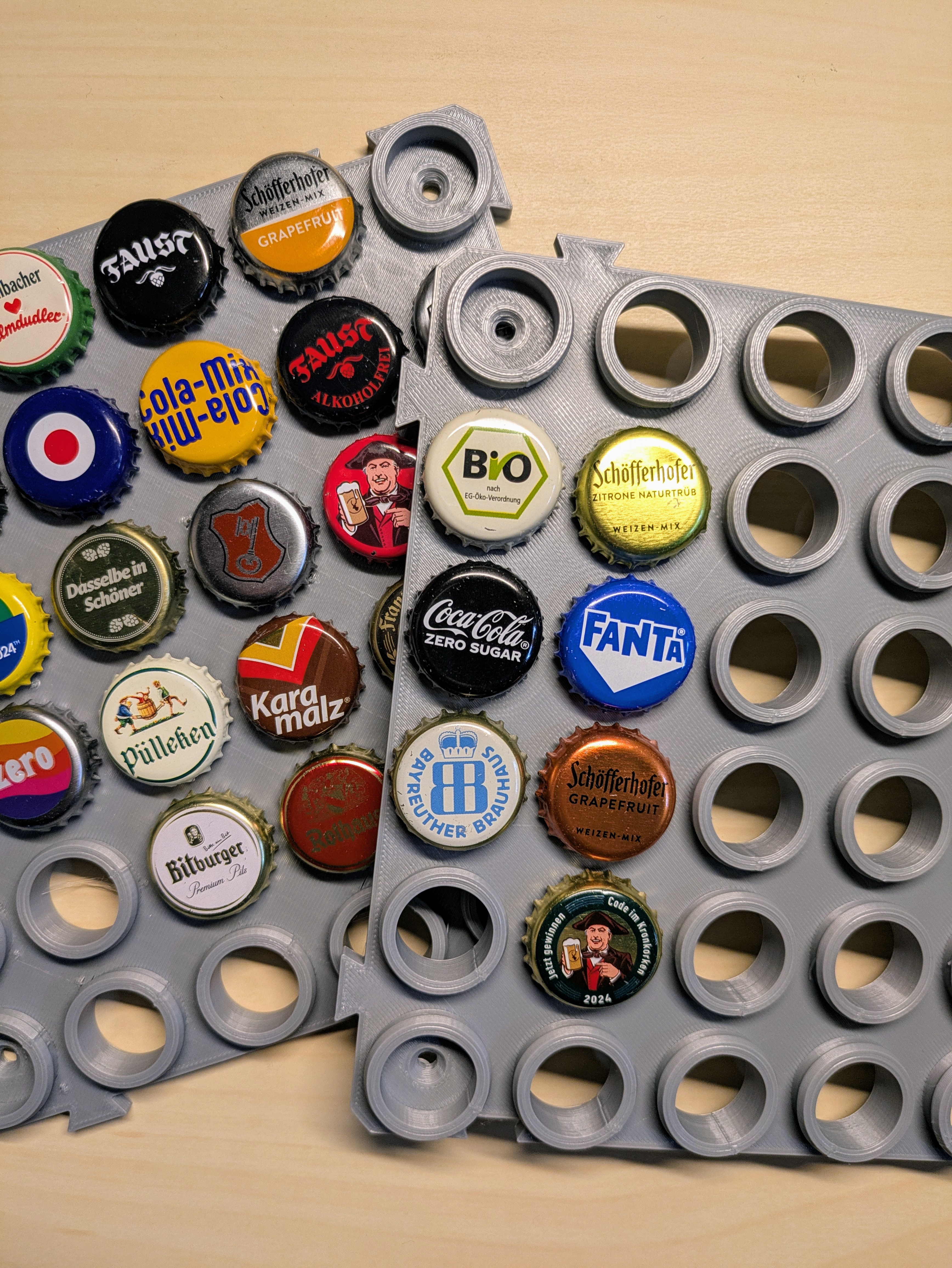 Bottle-Cap Collector Plate/Kronkorken Sammelplatte