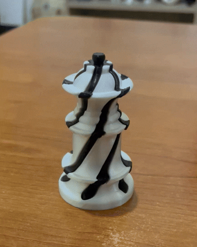 Regina degli scacchi fidget twist (Nessun AMS necessario)