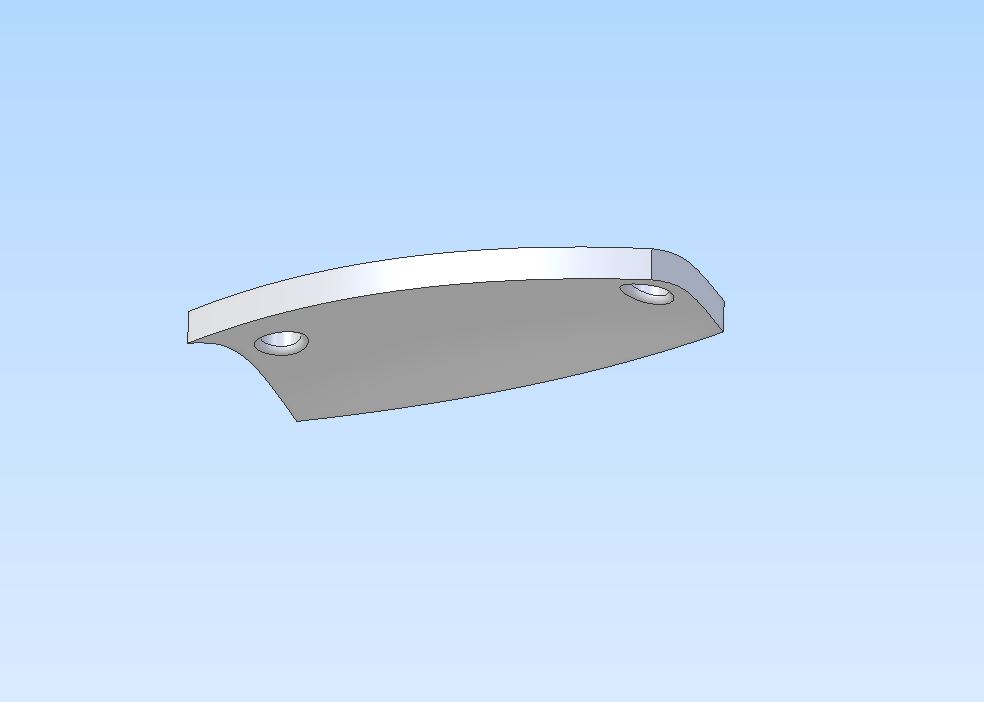 Miniatura 4 do modelo 3D (Paintable/customizable) Spoon Lure