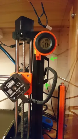 Prusa mini X stepper cable guide