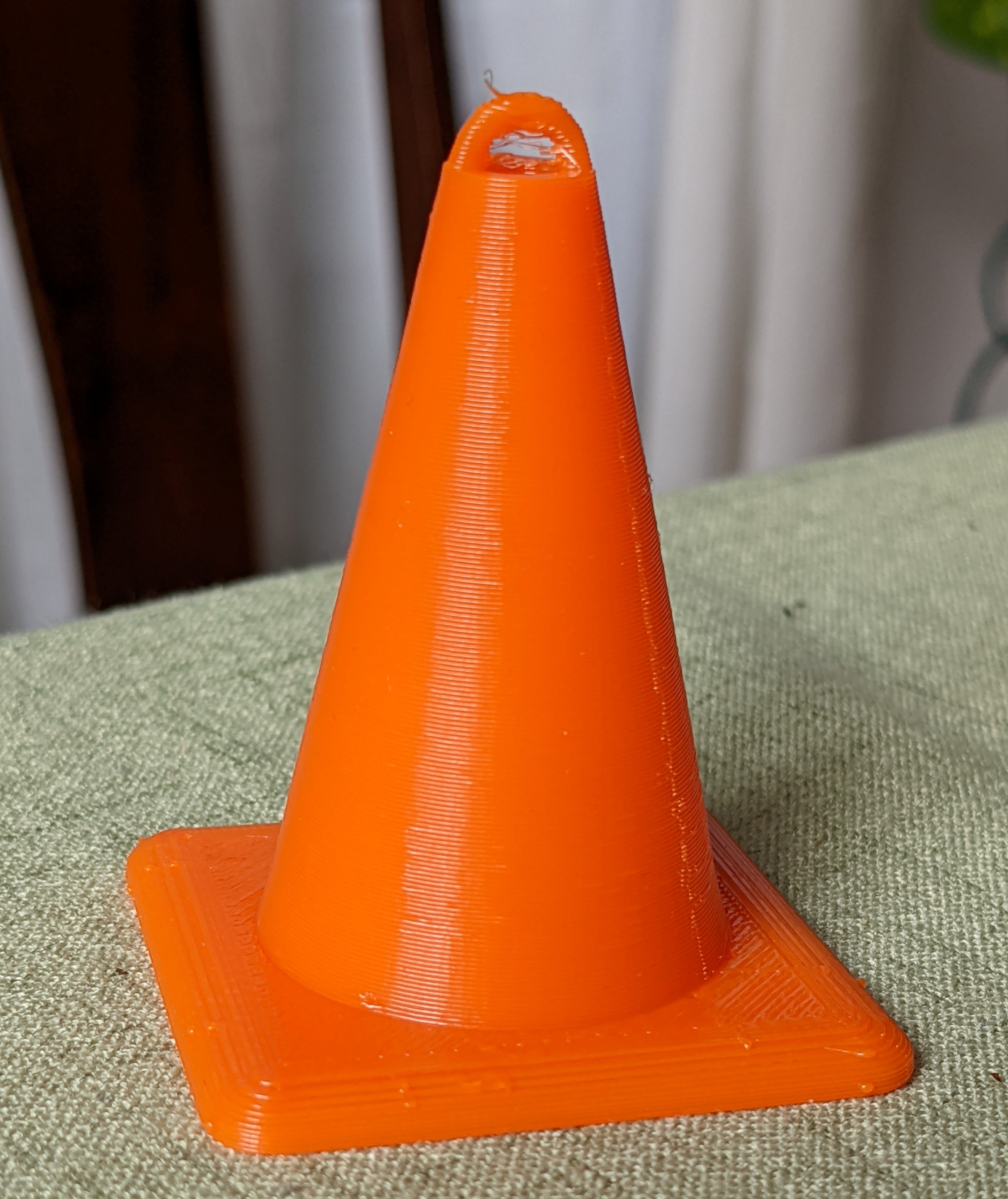 Traffic Cone Ornament by tbbenton Download free STL model