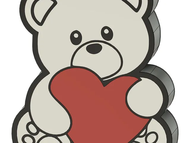 Teddy with a heart Lightbox