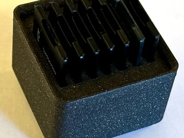 Micro SD to SD adapter card holder