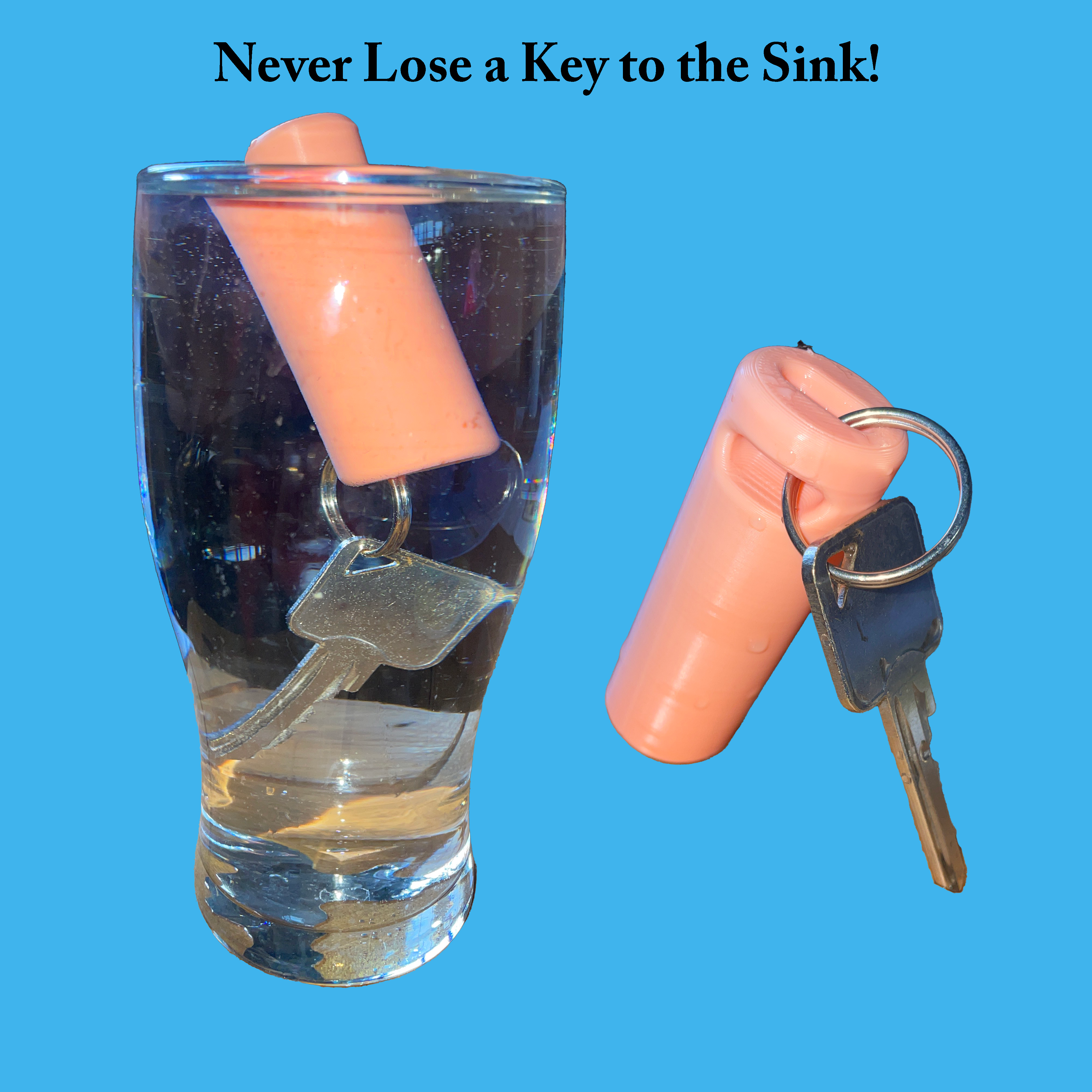 LIFE SAVER KEYCHAIN - For fishing, water sports and boating