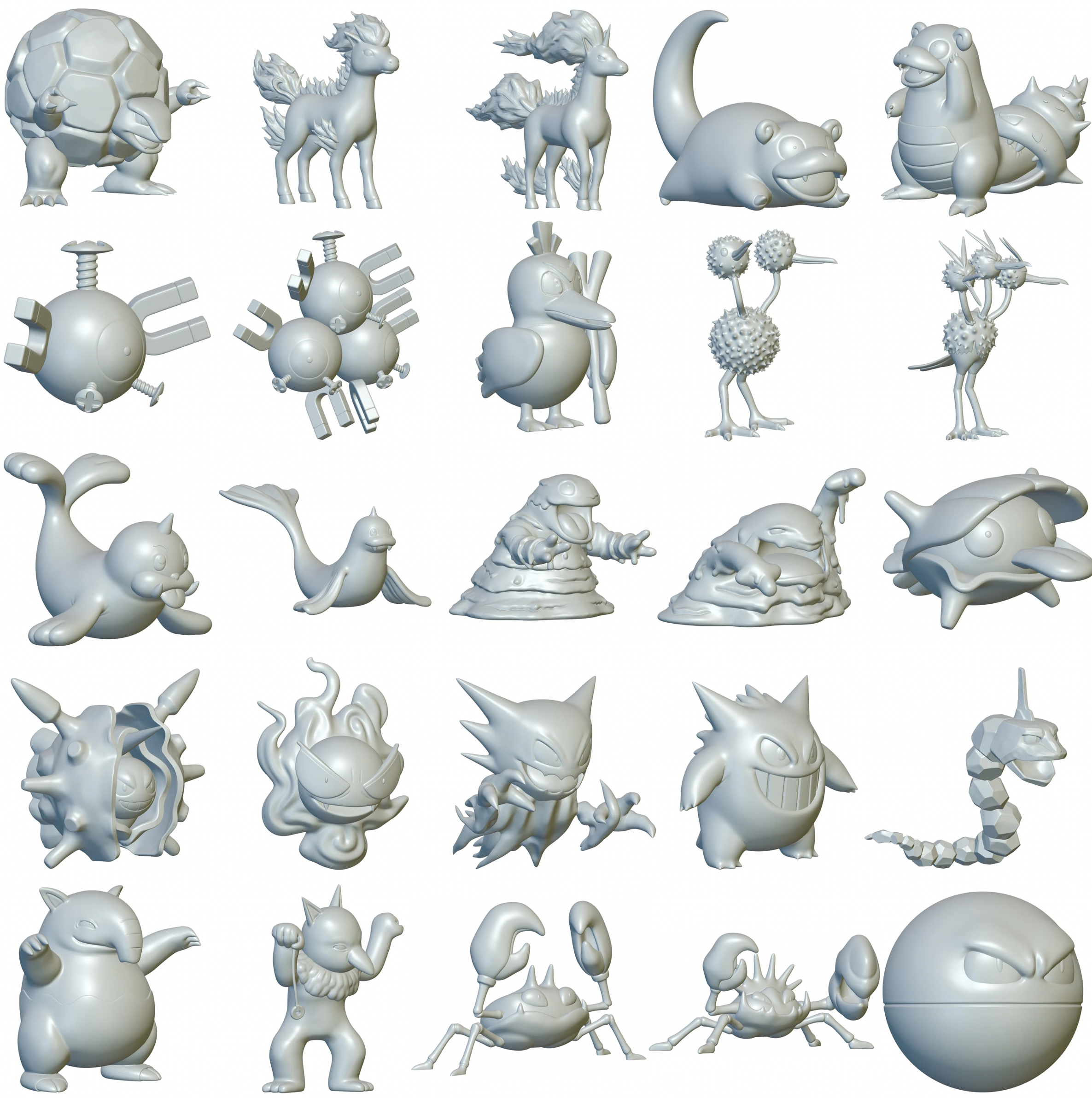 free-pokemon-gen-1-full-set-optimized-for-3d-printing-by