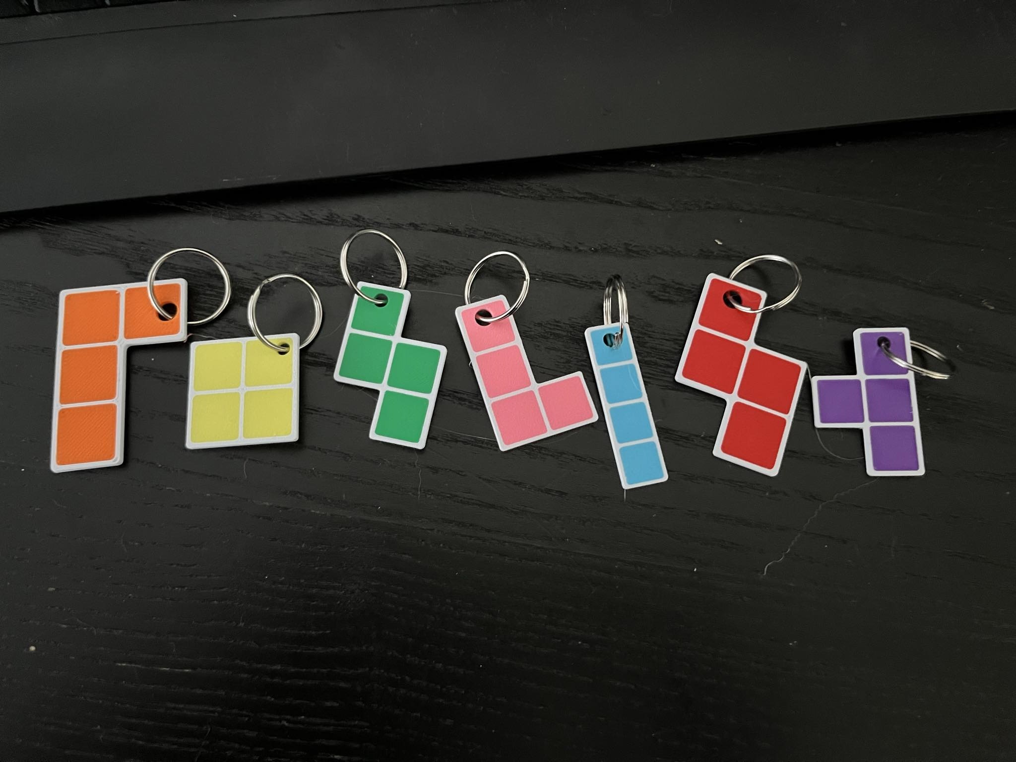 Tetris Keychain