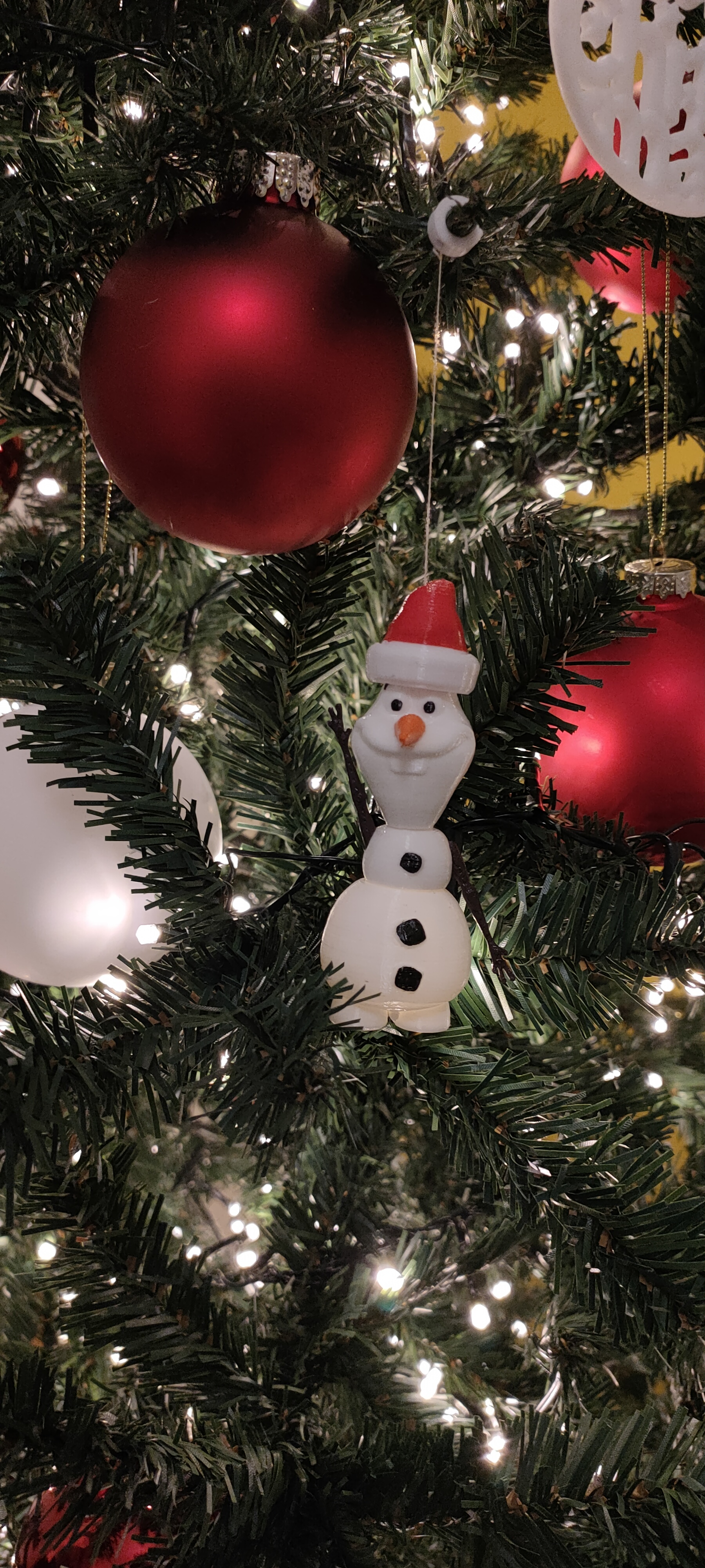 Miniatura 2 do modelo 3D Hung Christmas Olaf