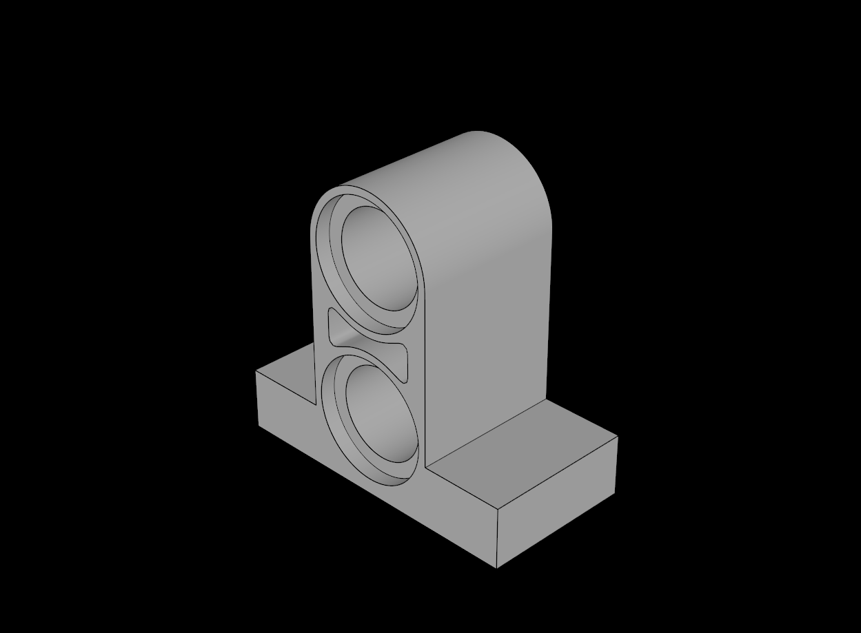 Lego Compatible (32530.dat) Technic Tile  1 x  2 with Two Holes