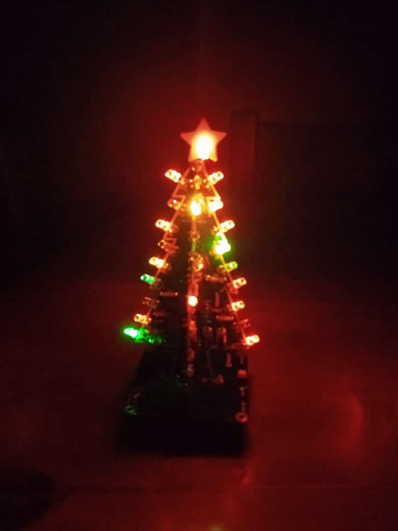 Christmas star for led tree