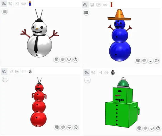 Snowman with configurator