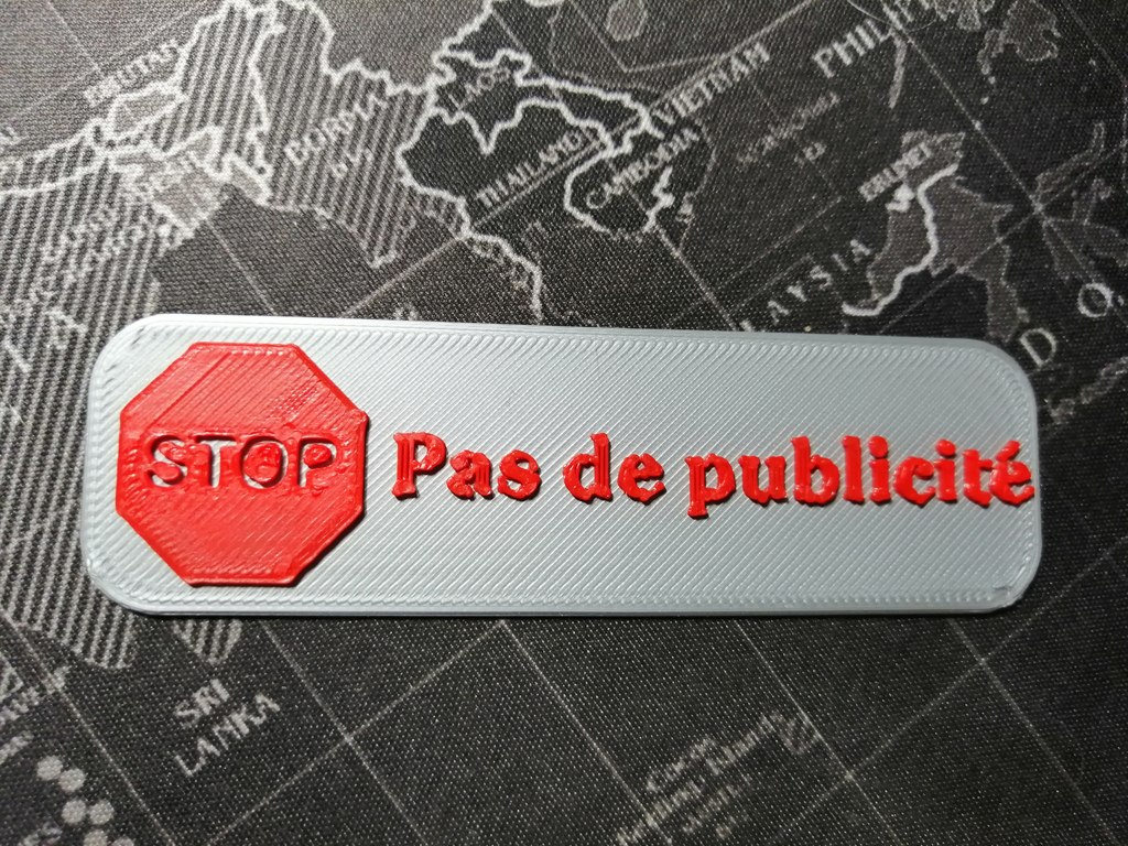 Pas de publicité logo