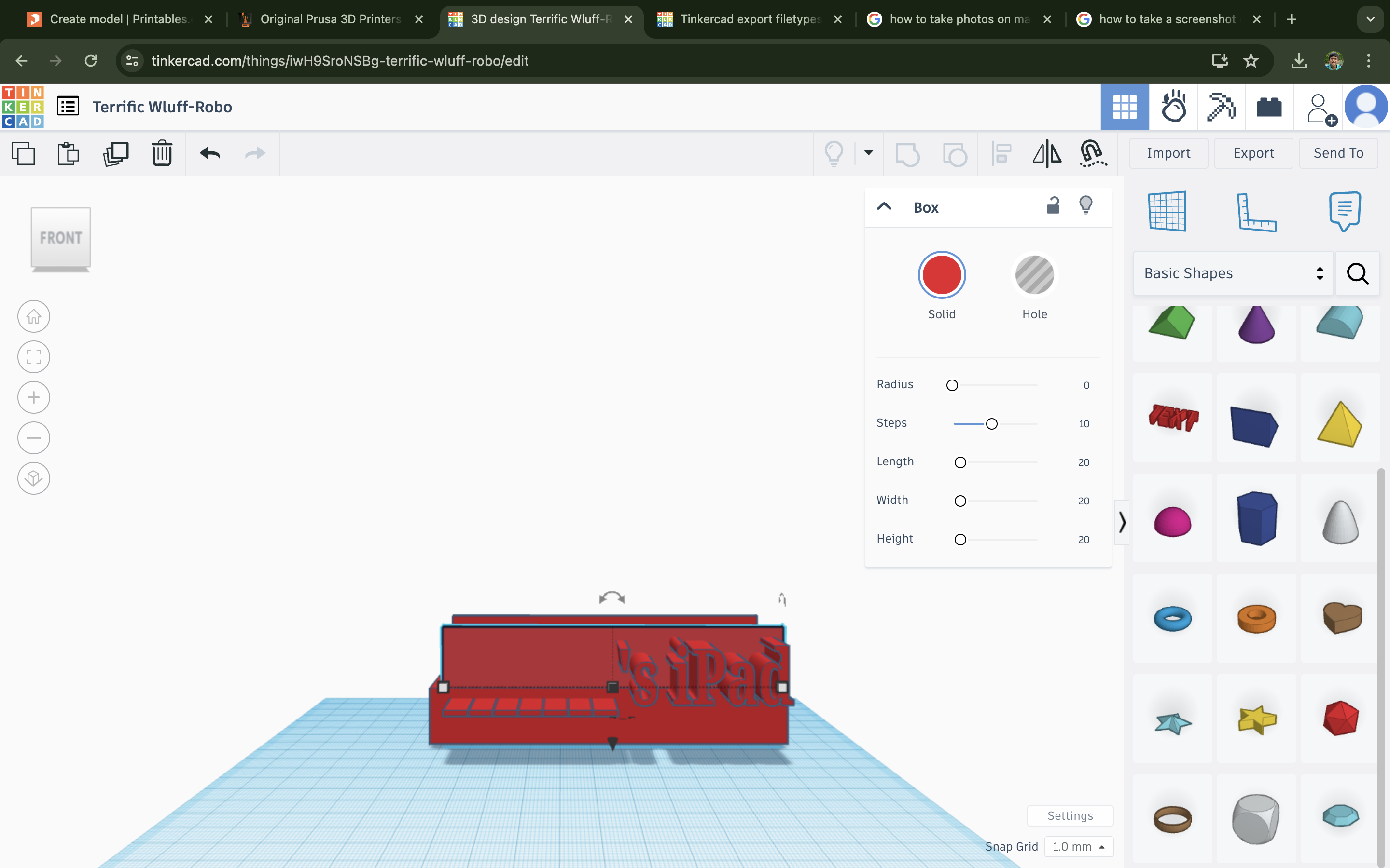 Custom Ipad holder by Thatamazingdude | Download free STL model ...