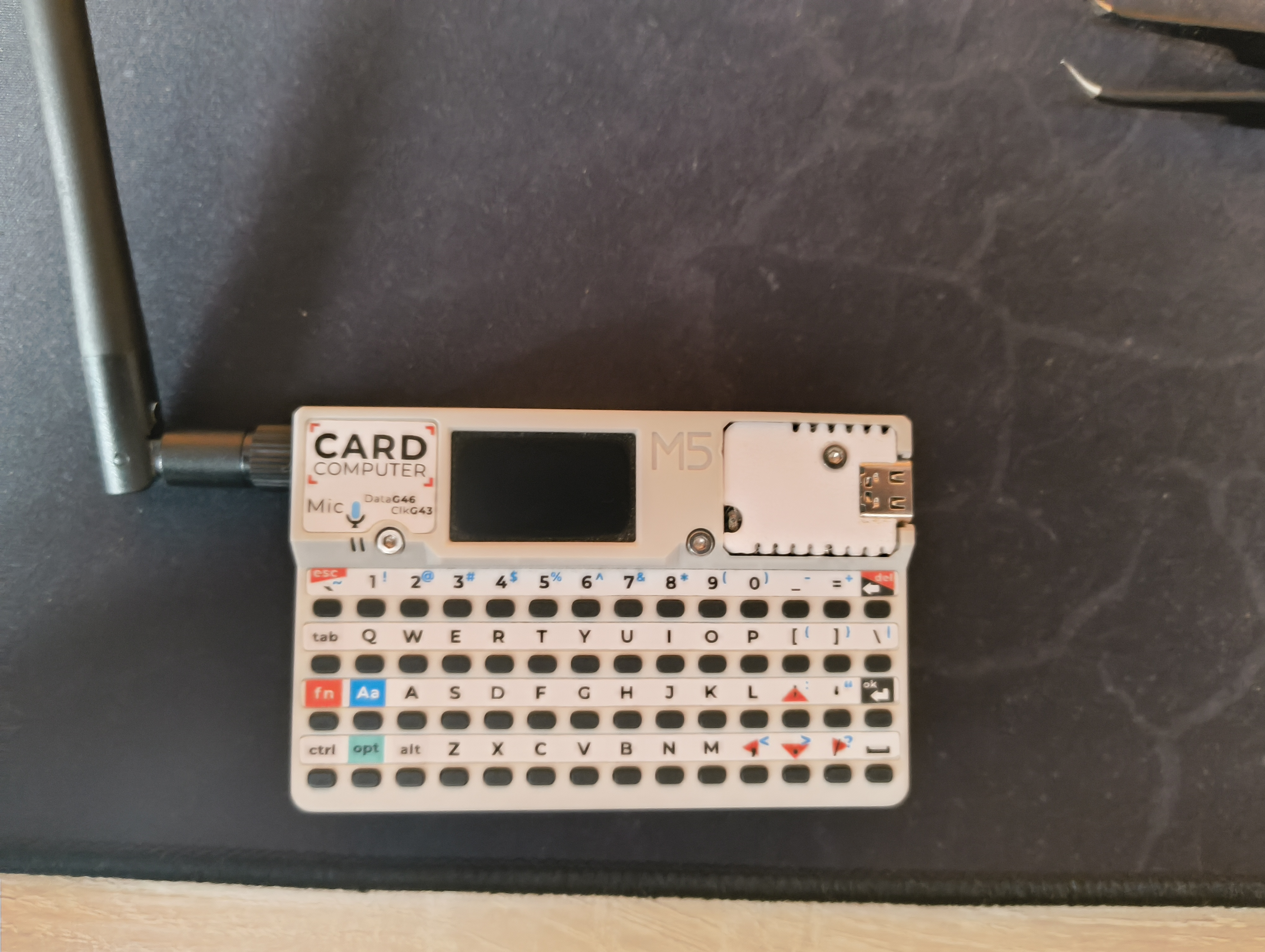 M5Stamp cover for M5Cardputer with external antena mod (.f3d file included)