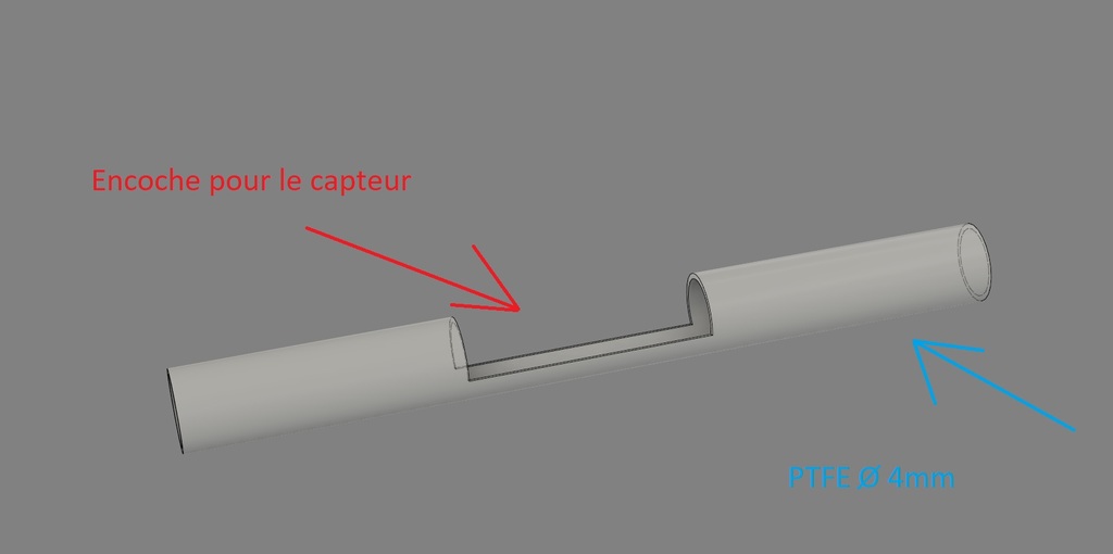 Capteur fin de filament Alfawise U20 by Laurent | Download free STL ...