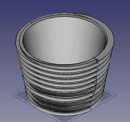 Simple planter - Maceta sencilla.