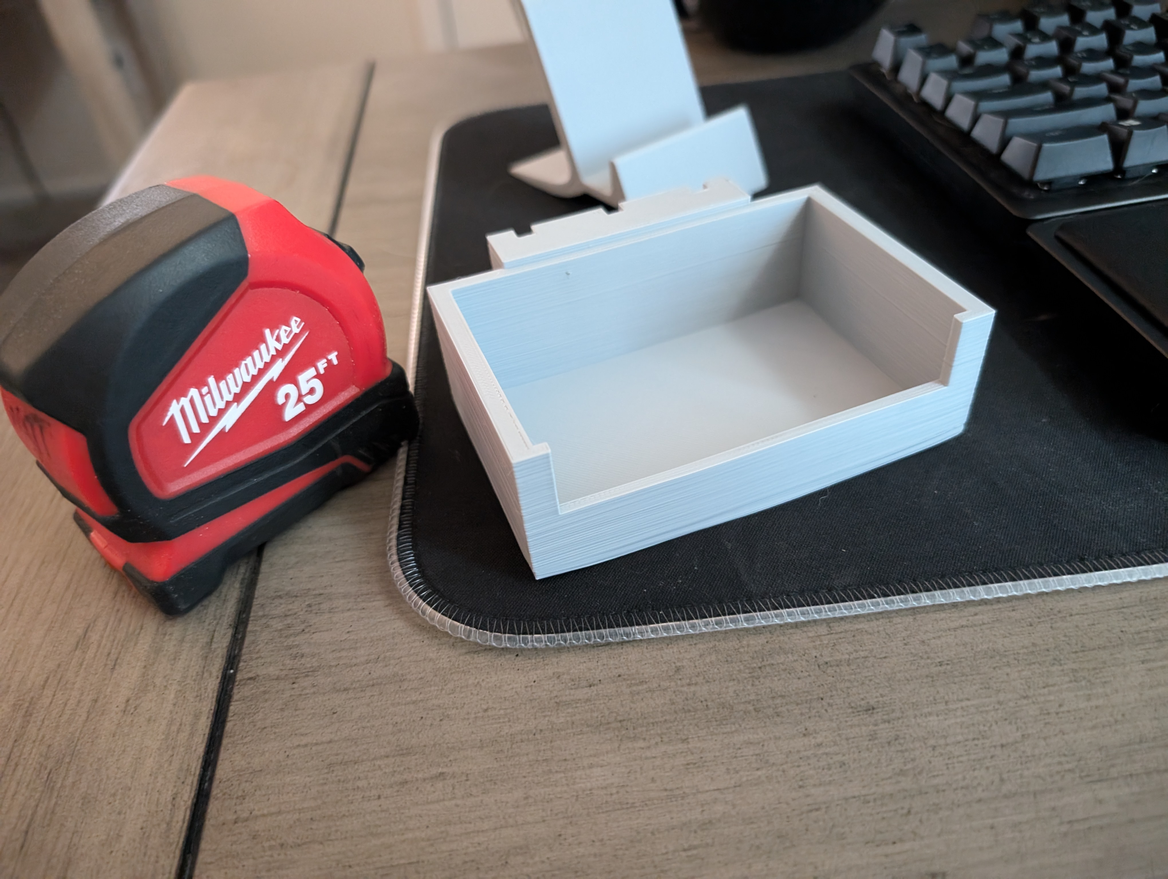 Peg Board Box with Cutout 3D model thumbnail