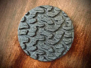 All Terrain Tire Drink Coaster