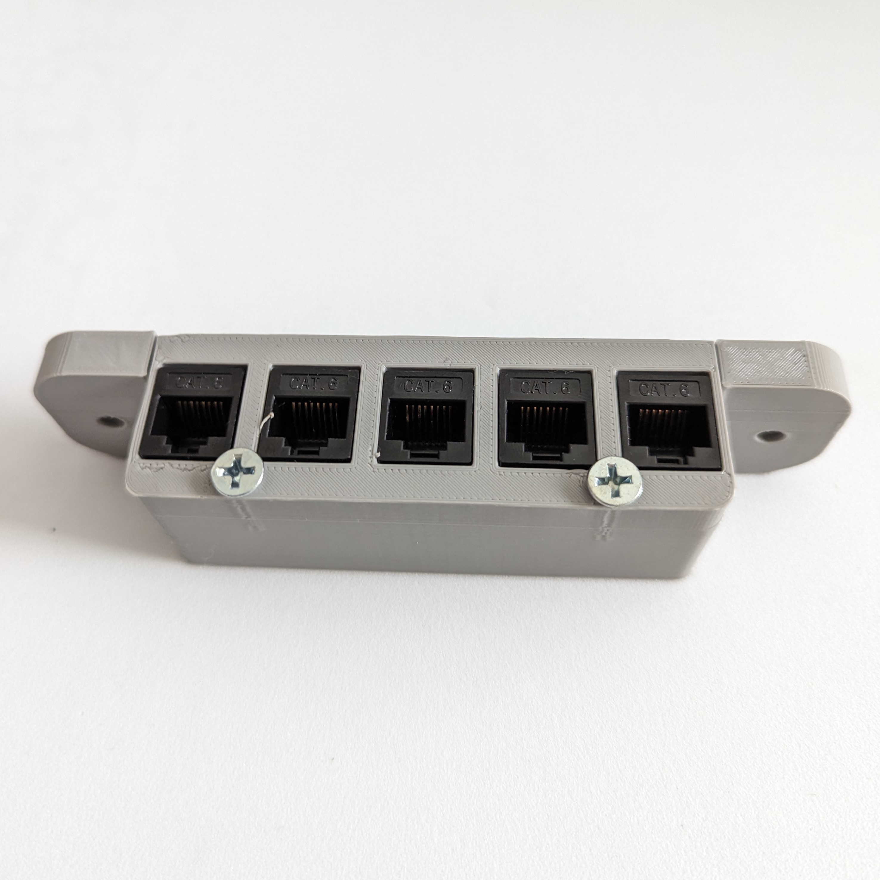 Ethernet Patch Cable Rack - 5 connectors by steamtronics | Download ...
