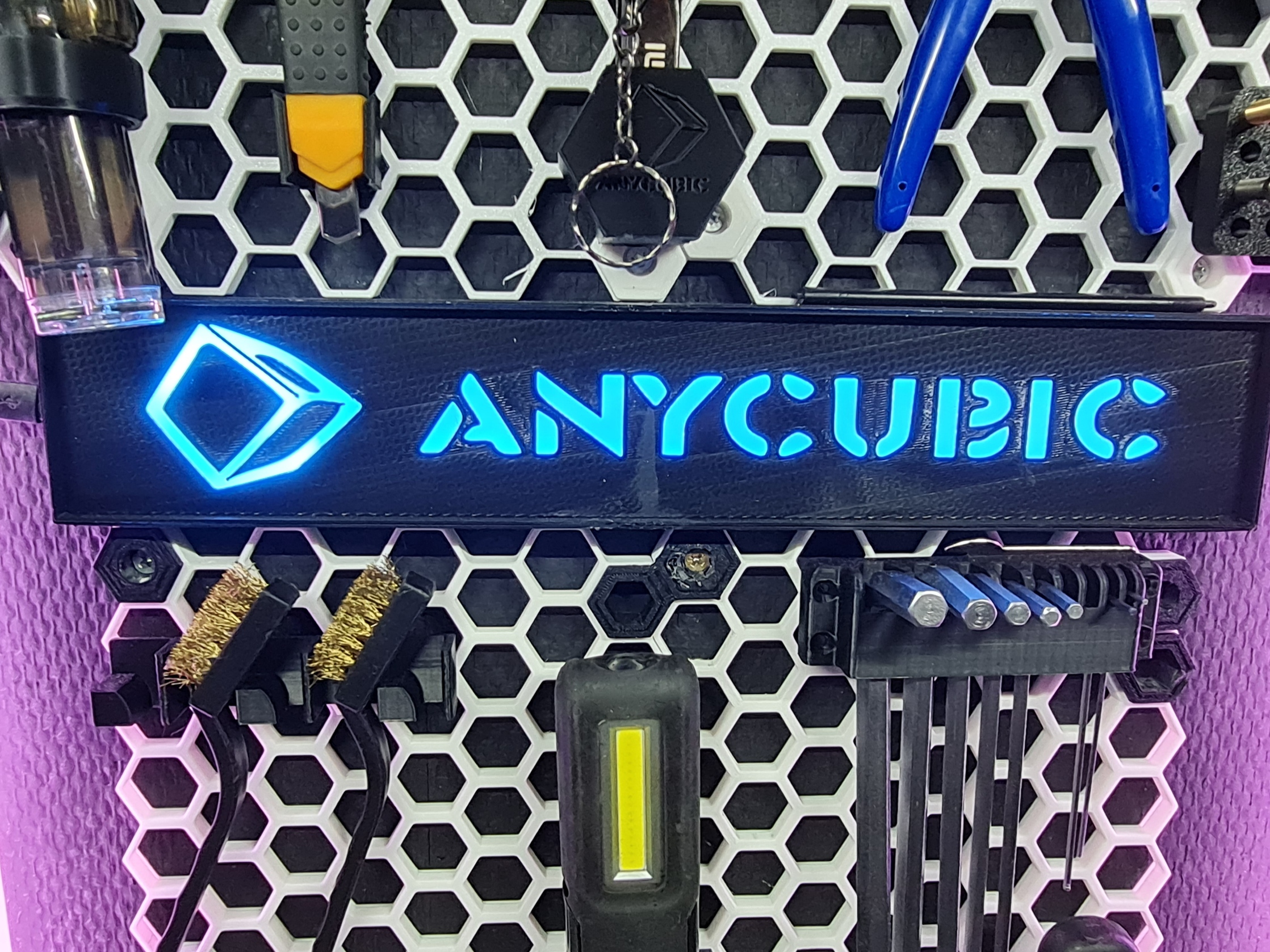 ANYCUBIC LED LOGO by TXT-Tlusty | Download free STL model | Printables.com