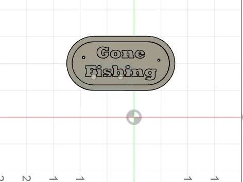 Gone Fishing sign