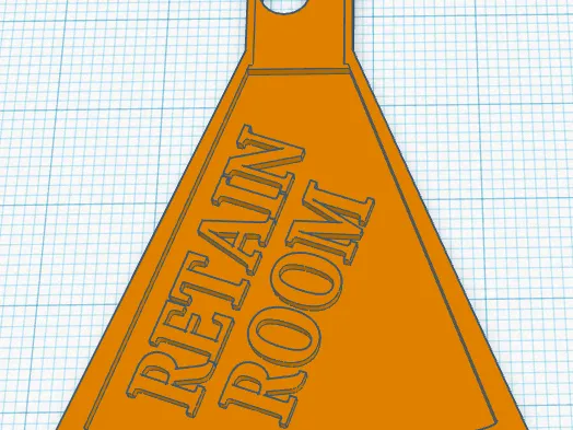 Retain Room Keychain