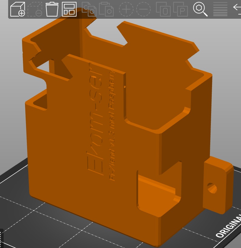 Parametric Ecom-central enclosure for Pi-Xtend v1.3 with raspberry pi zero w