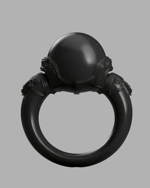 Futuristic Orb Ring