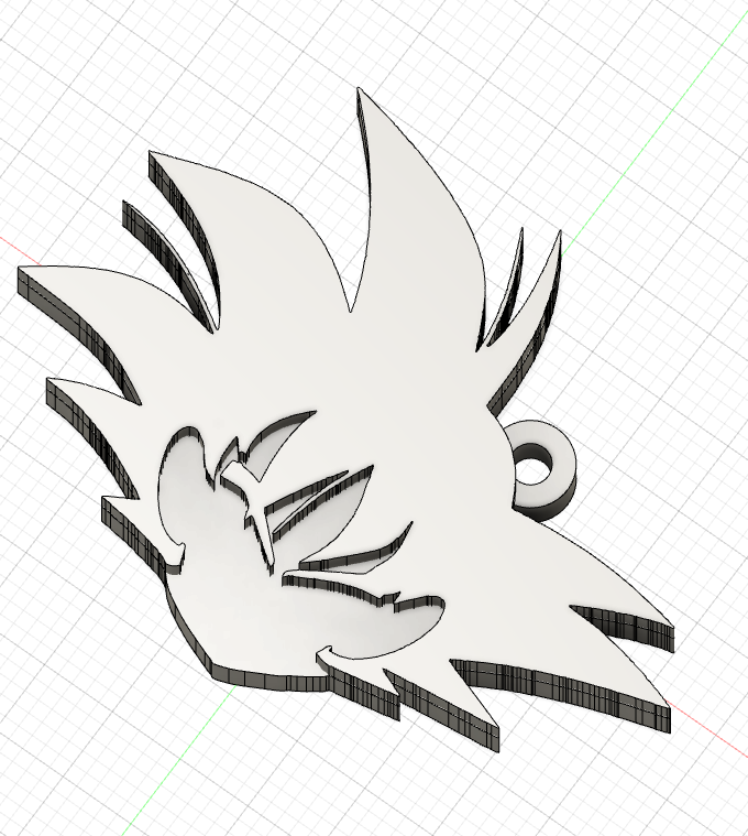 Goku keychain