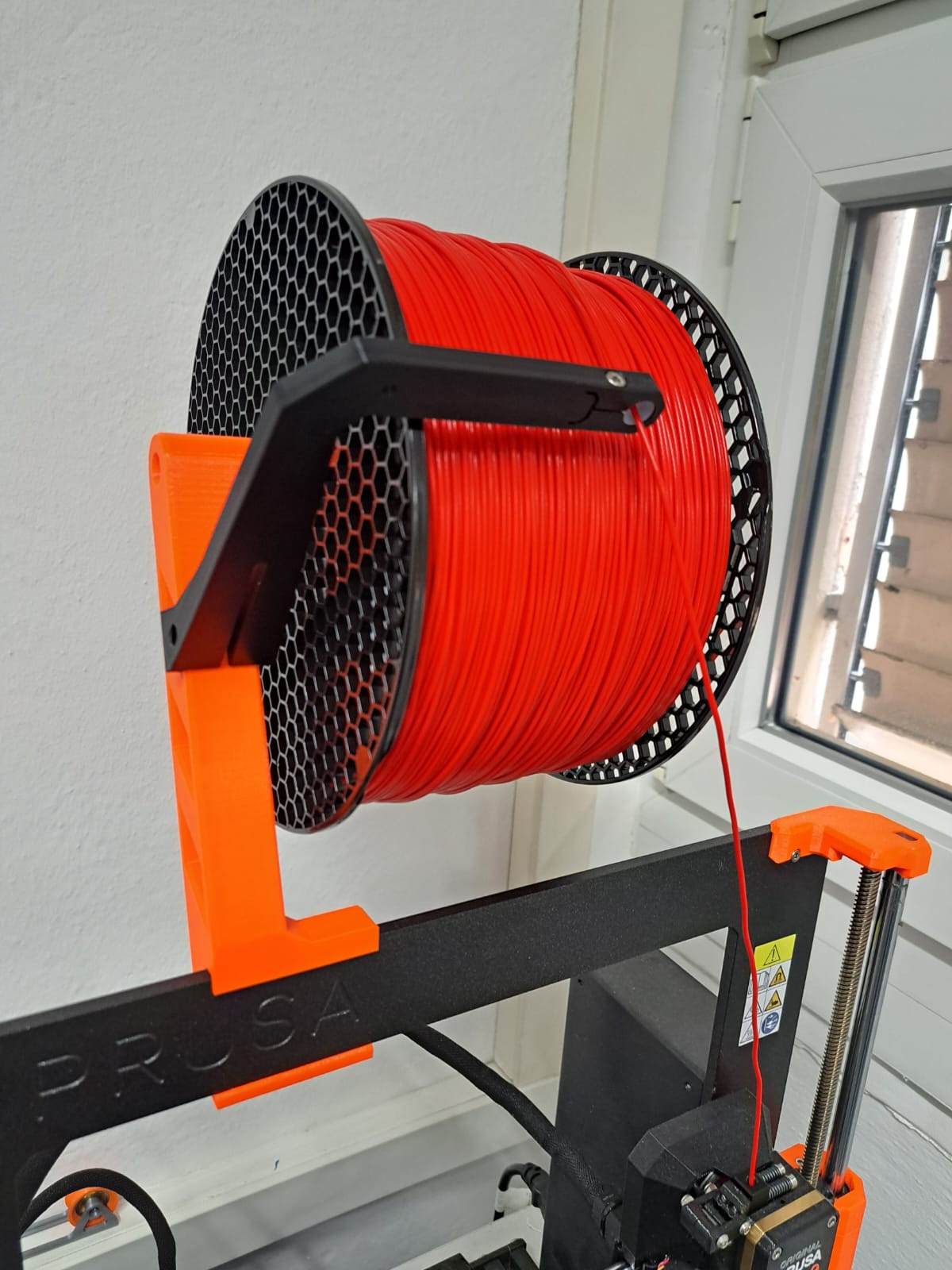 Filamentguide for Prusa 2kg-Spoolholder