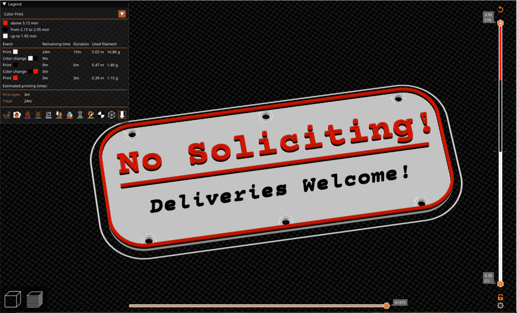 no soliciting, deliveries welcome sign