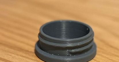 Small container for 38-400 bottle lid (includes neck/thread stl for own ...