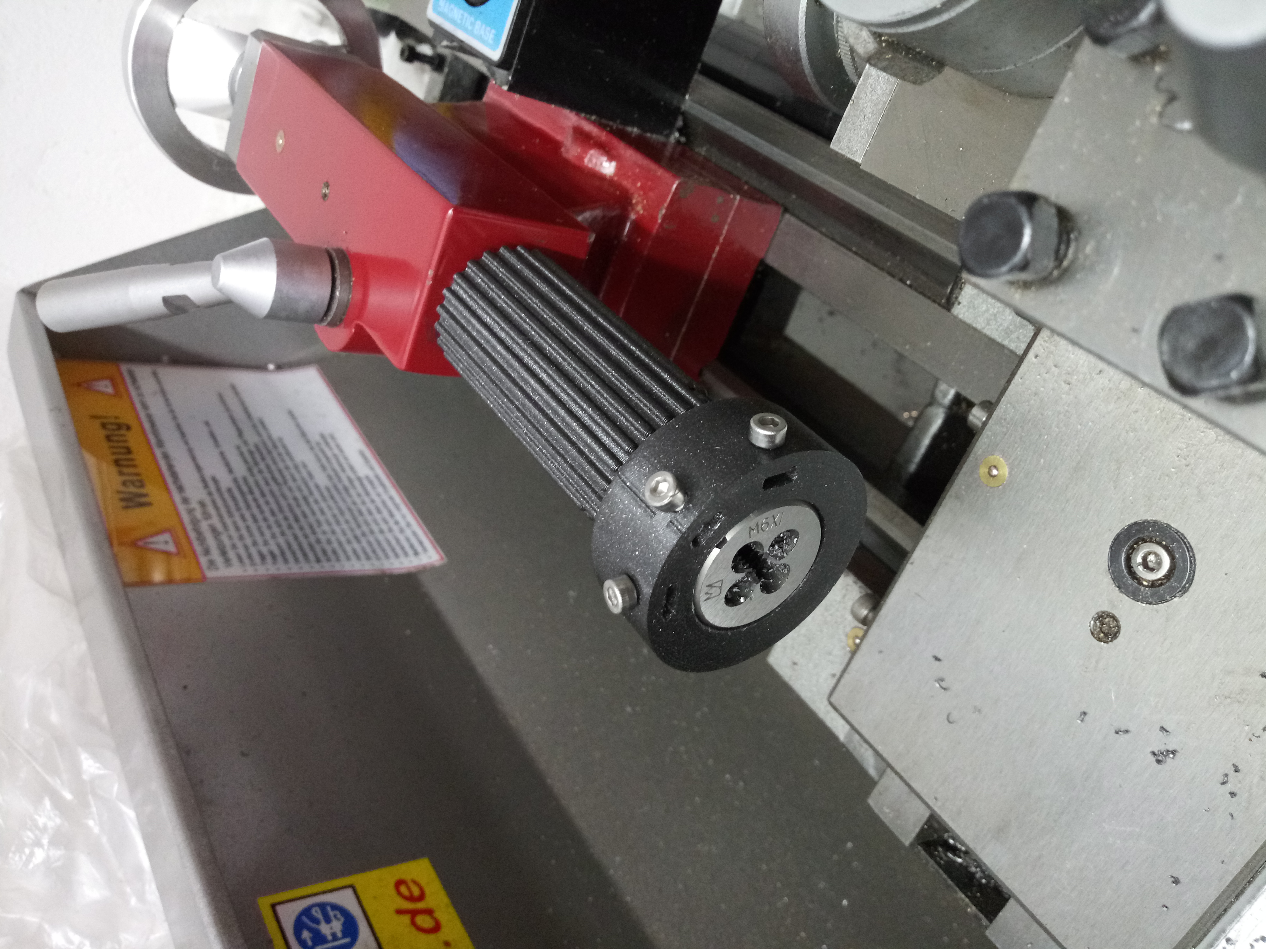 Lathe Die Holder for 22mm tail spindle (e.g. for Paulimot PM190-V or Optimum D180x300)