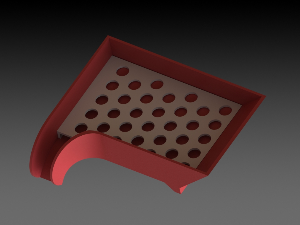 Drain tray for kitchen sponge v2