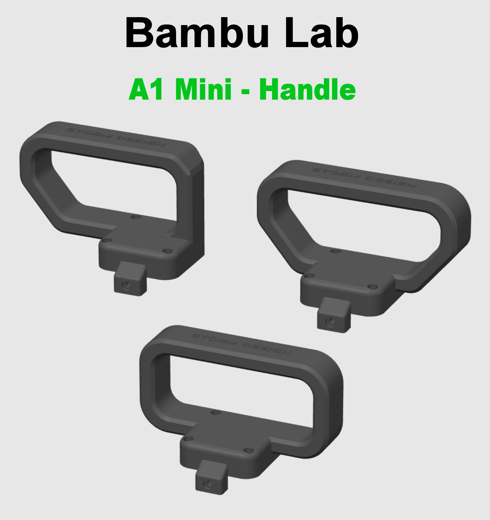 A1 Mini - Handles da STORM DESIGN | Scarica il modello STL gratuito ...