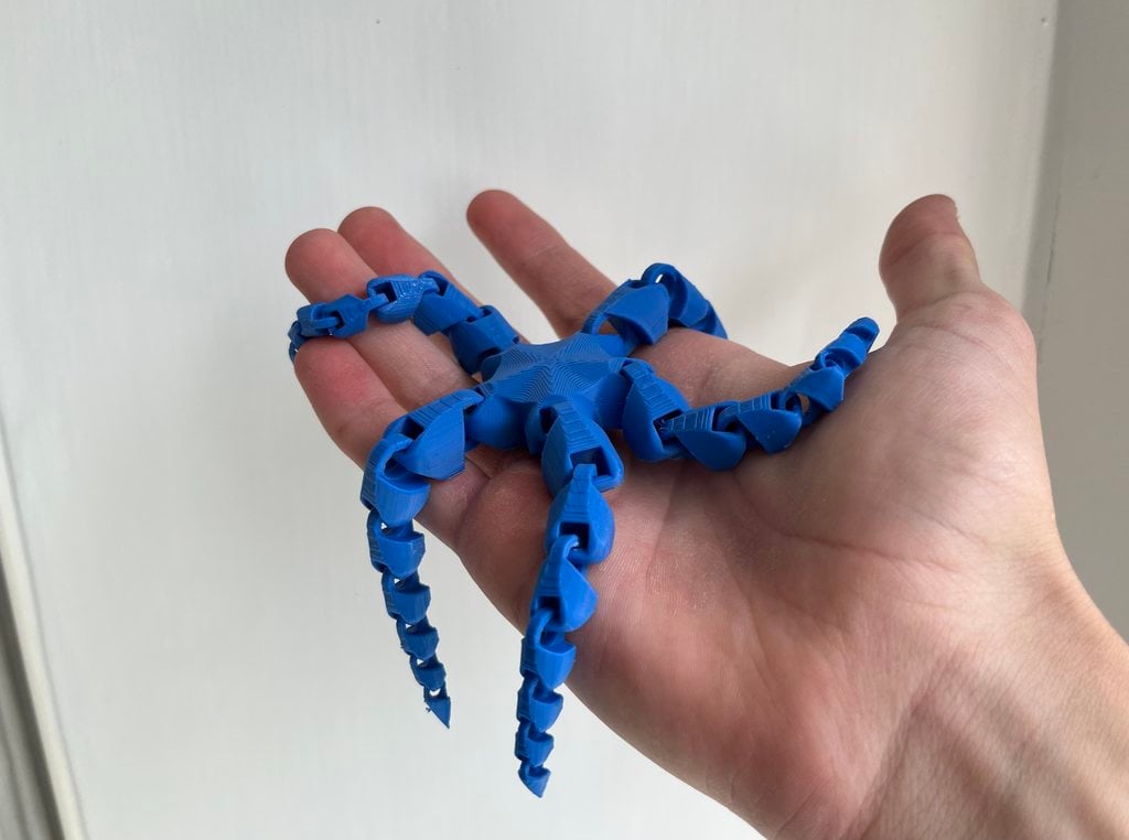 Articulating Starfish By Hydramaker Download Free STL Model Articulating starfish by hydramaker download free stl model