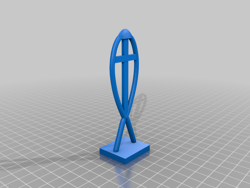 Miniatura 4 do modelo 3D Cross-Ichthys Jonah