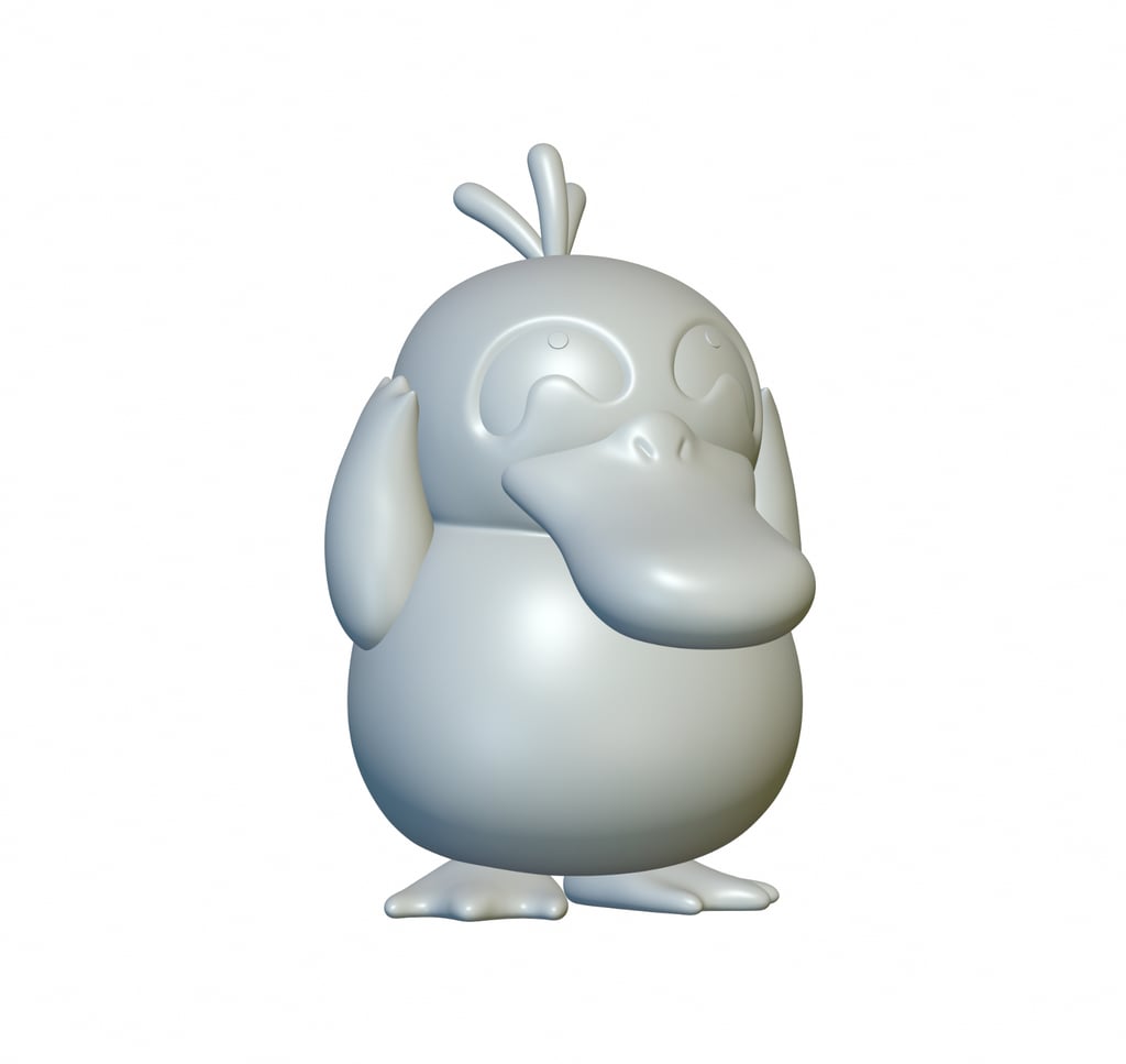 Pokemon Psyduck #54 - Optimized for 3D Printing by 3Dprint1UP ...