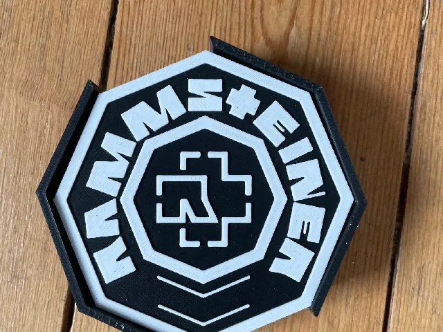 Rammstein Untersetzer mit Halter