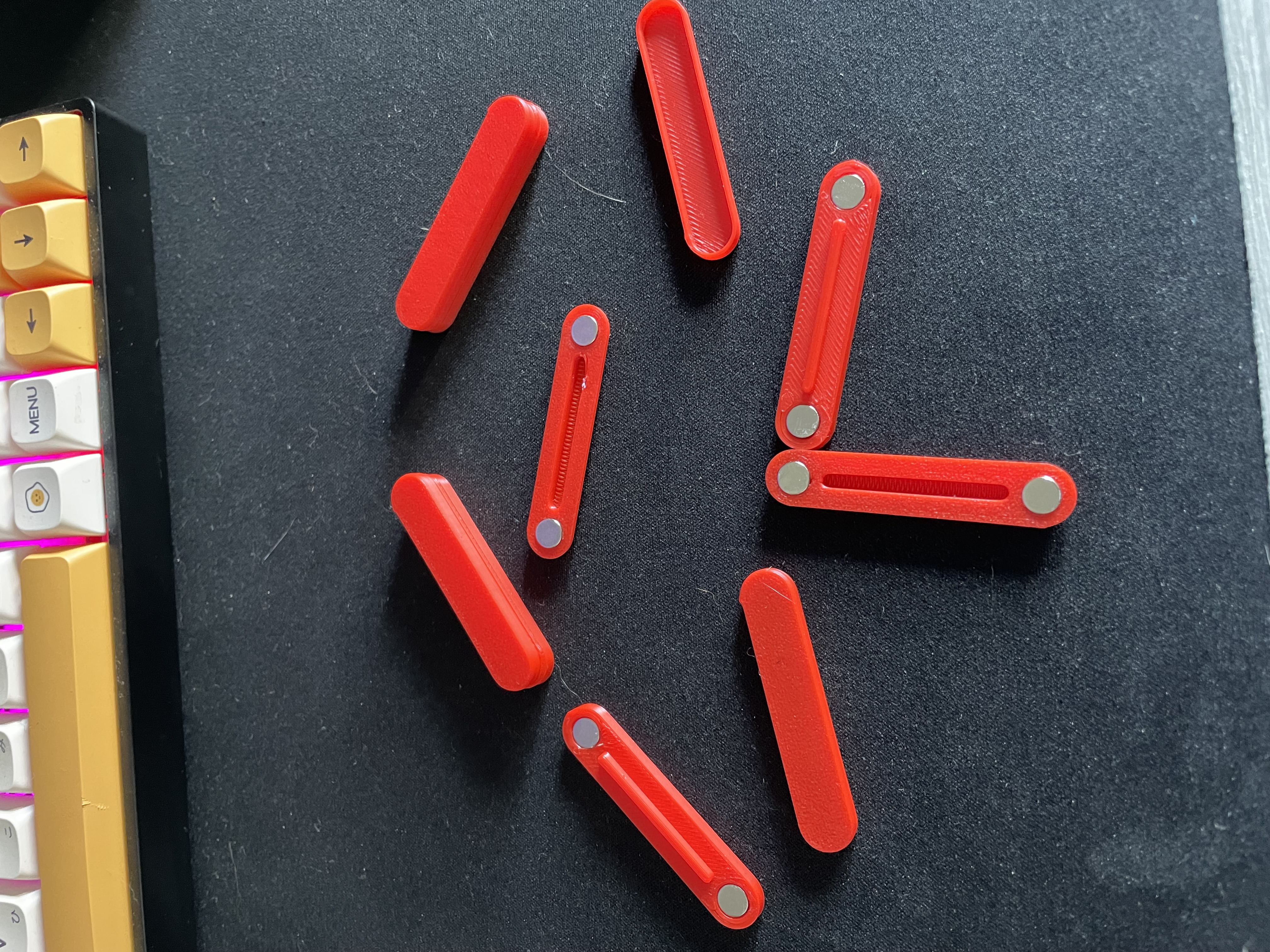 Mosquito net magnets