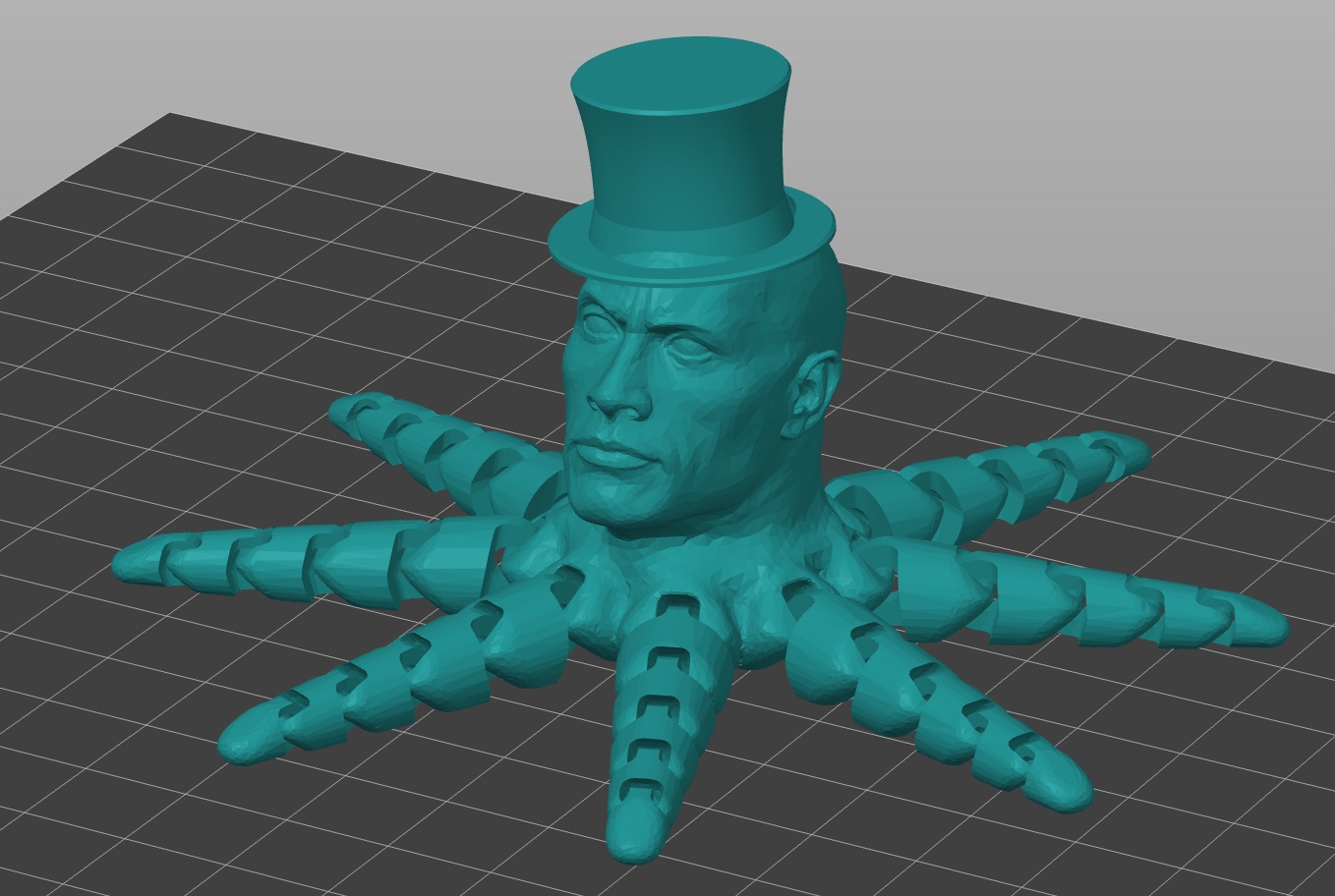 Rocktopus in a hat