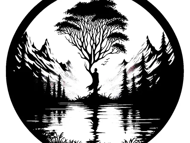 Wall art: The landscape in his mind