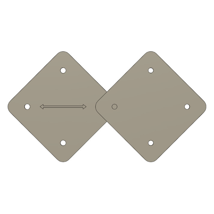 Tama Bass Drum Plates/Hole Covers for Swingstar/Imperialstar/Superstar