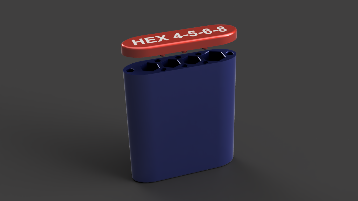 Bit Box HEX 4-5-6-8 by Mike | Download free STL model | Printables.com