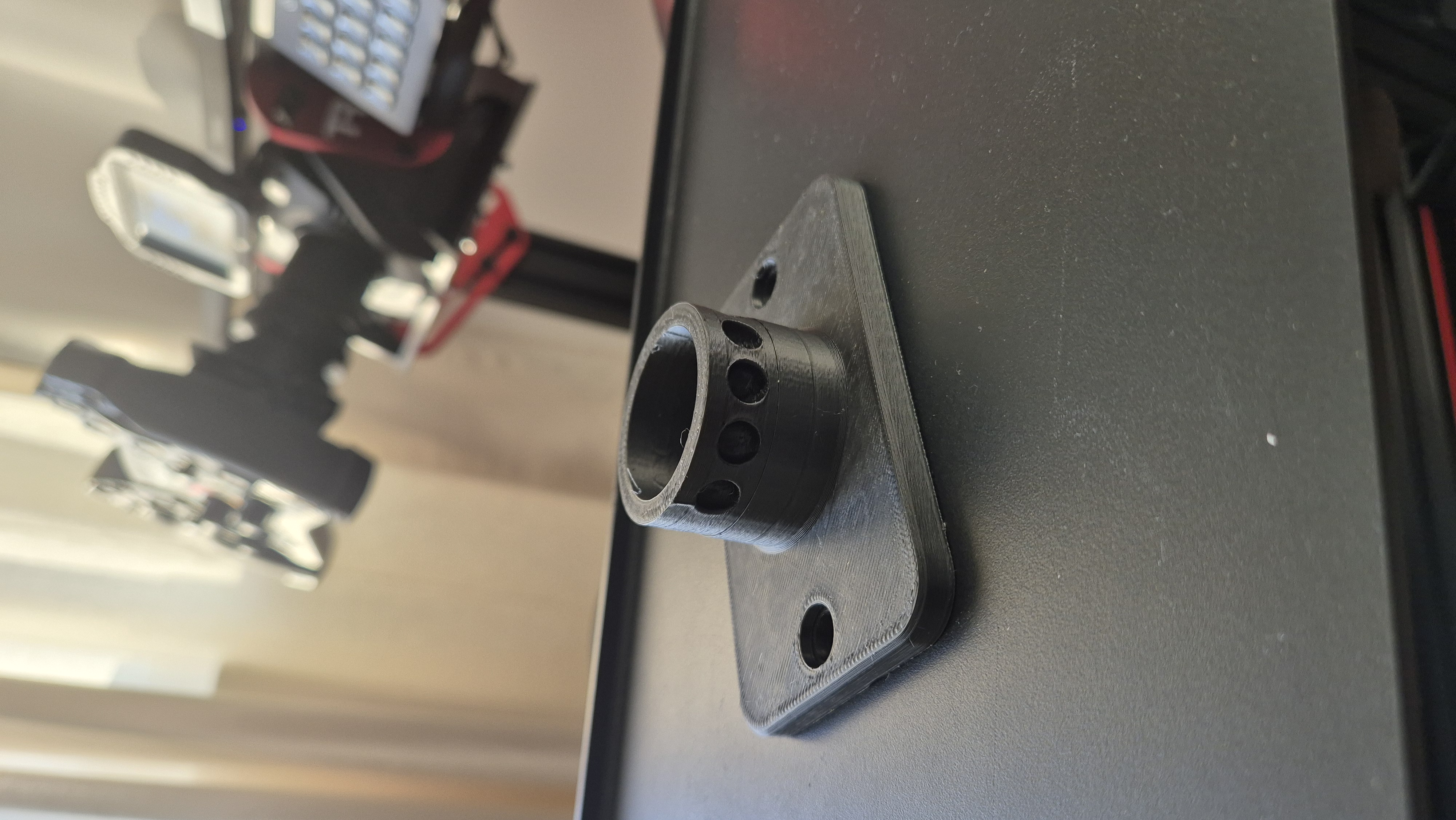 Dynamic Rig Mounting MOZA Racing Wheel mount - 8040 profile/sim rig mount by MBtrack ...