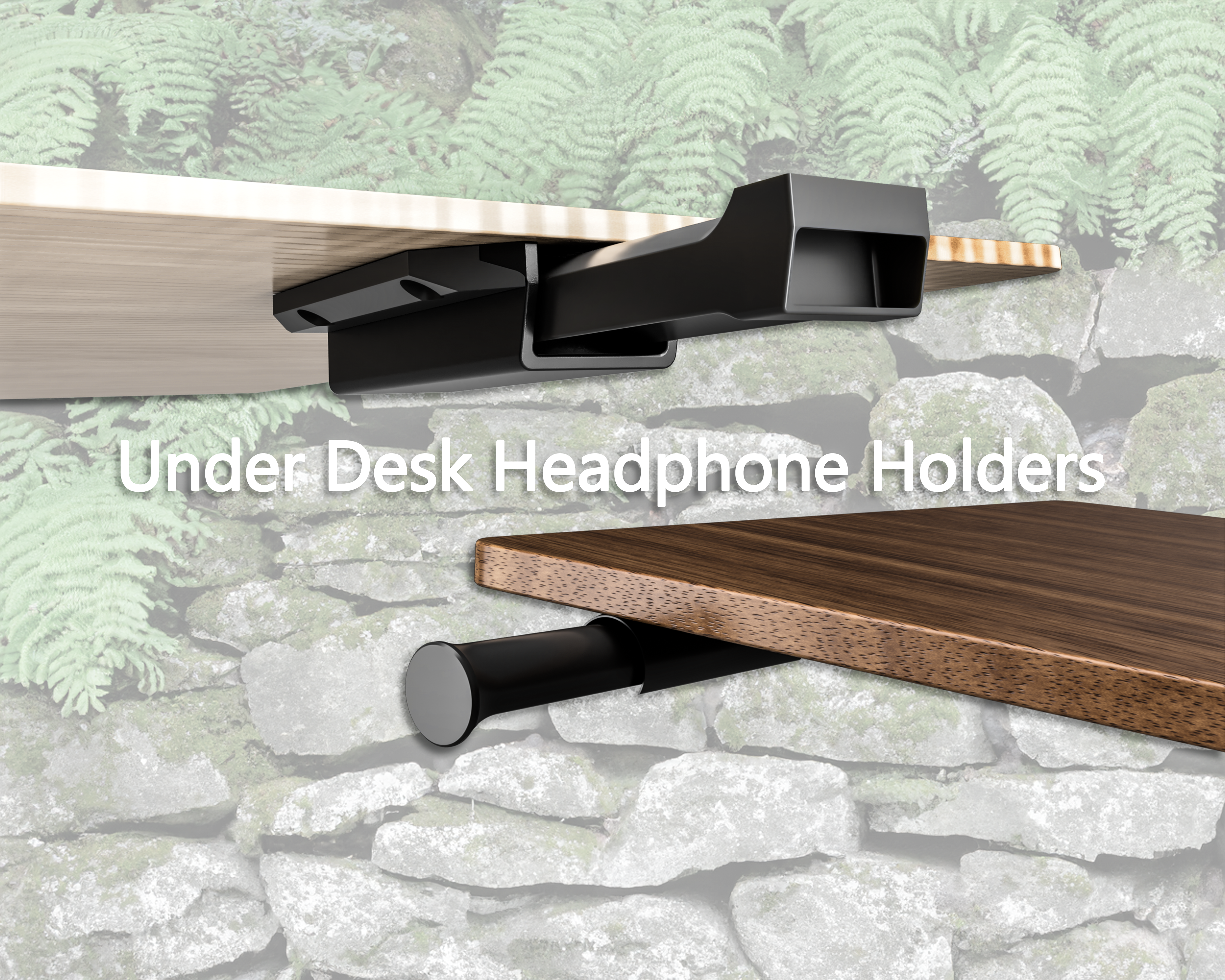 Under Desk Headphone Holder