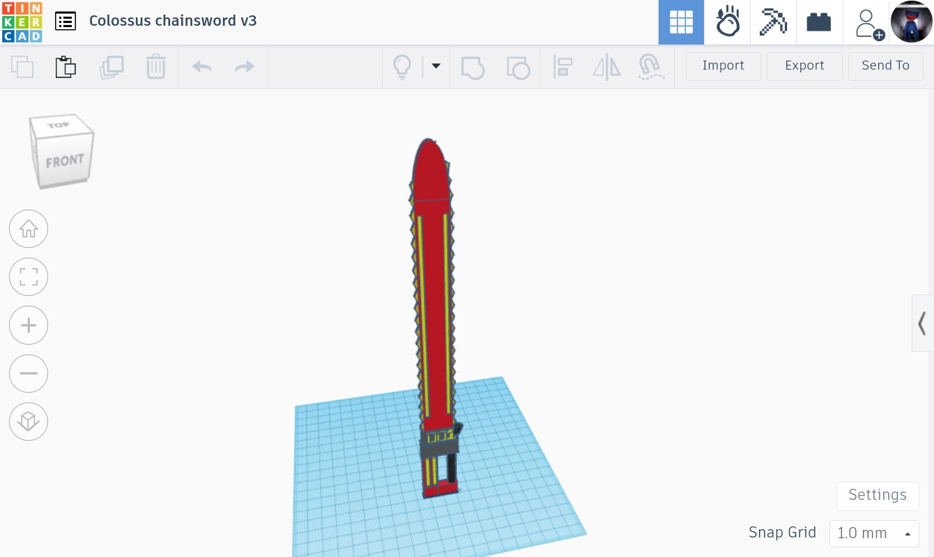 Colossus chainsword