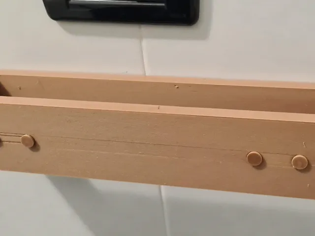 Minimalist towel rack